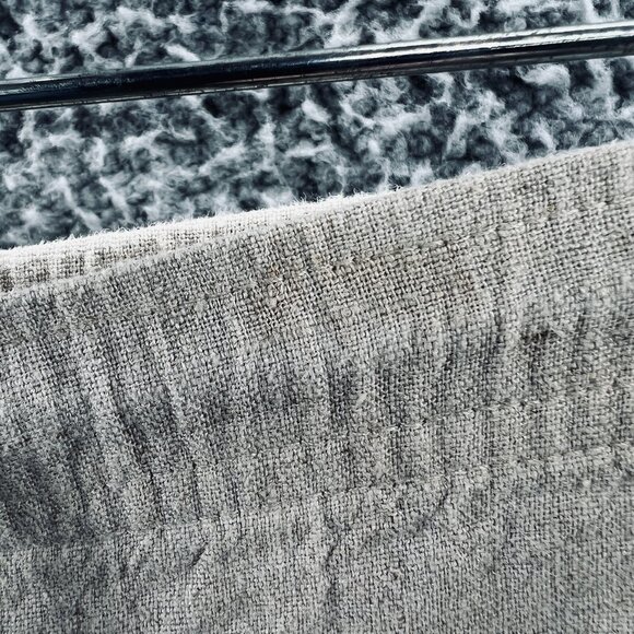 St John Sport Pants Womens Large Beige Linen‎ Blend Drawstring Casual Made USA - Picture 13 of 13